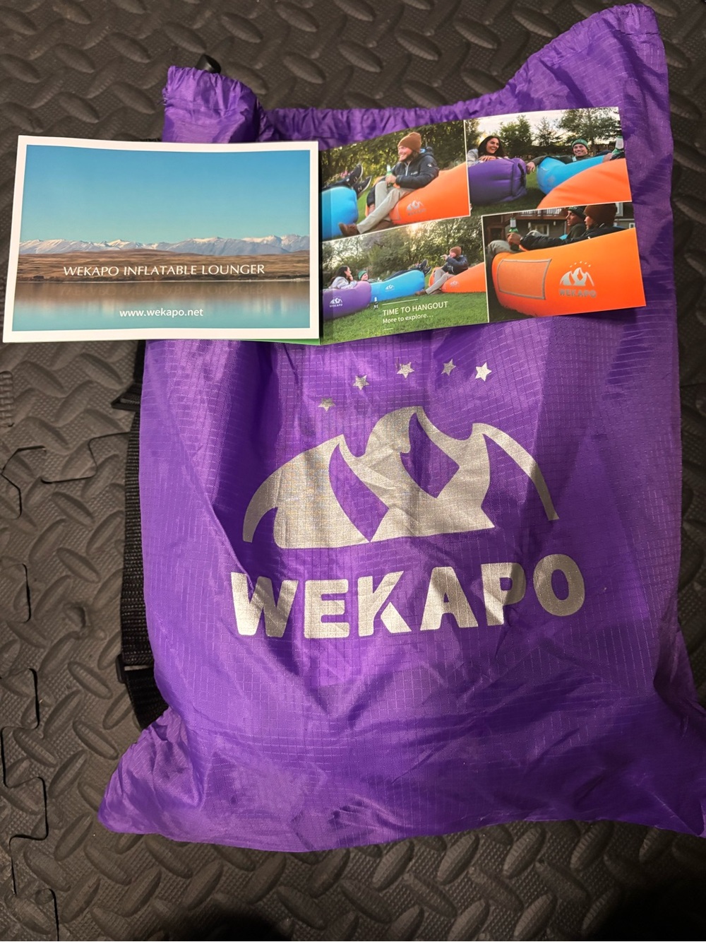 Wekapo Inflatable Lounger - Purple Pack